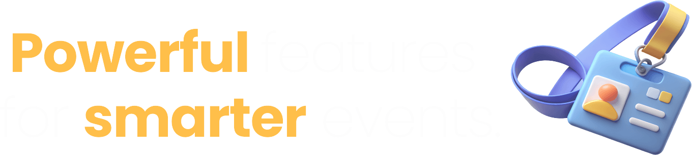  BadgeBox  FEATURES